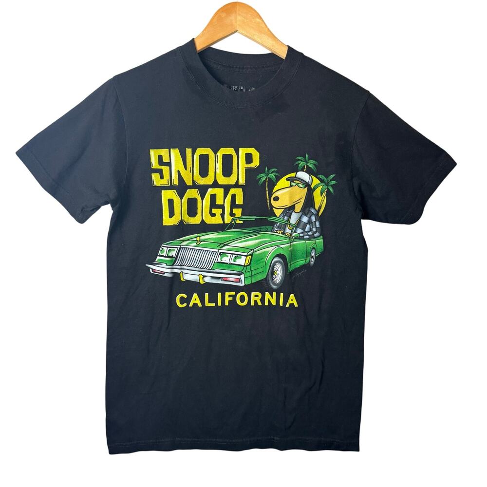 Joe Cool Snoop Dogg California Graphic T-Shirt Mens Small Black Streetwear